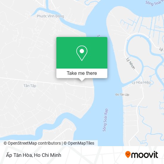 Ấp Tân Hòa map