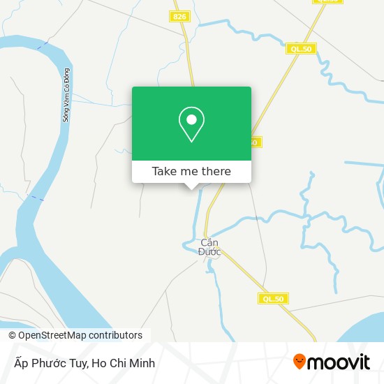 Ấp Phước Tuy map