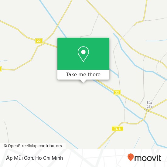 Ấp Mũi Con map