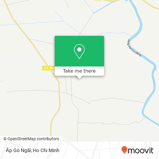 Ấp Gò Ngãi map