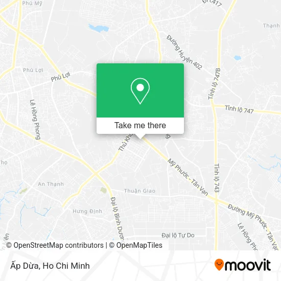 Ấp Dừa map