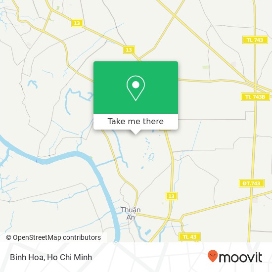 Binh Hoa map