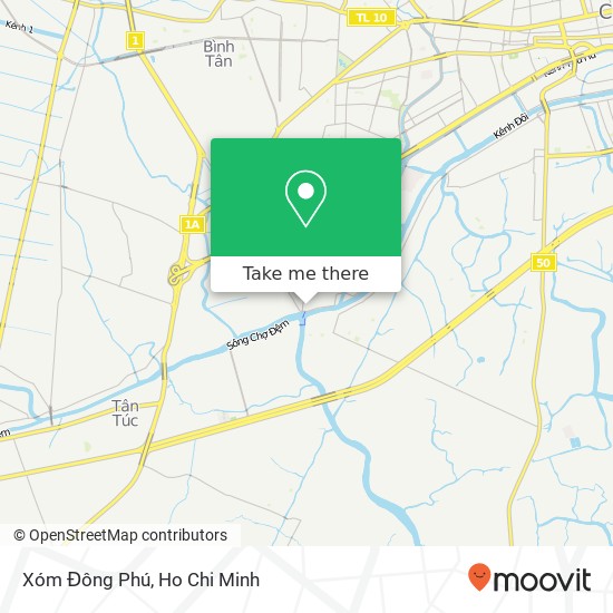 Xóm Đông Phú map