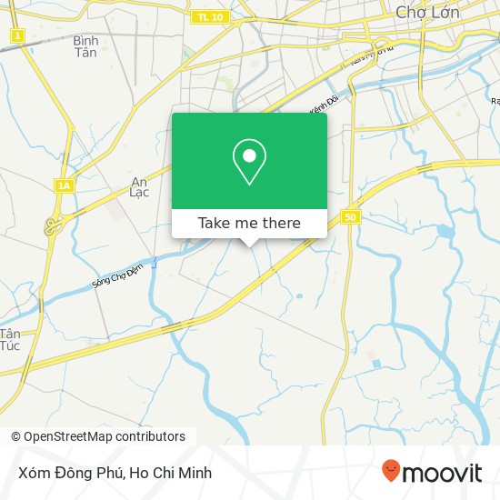 Xóm Đông Phú map