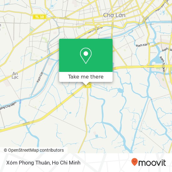 Xóm Phong Thuân map