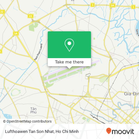 Lufthoawen Tan Son Nhat map