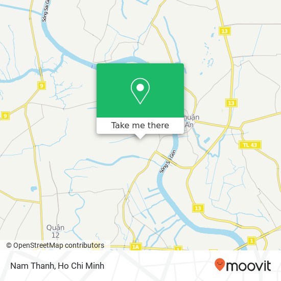 Nam Thanh map