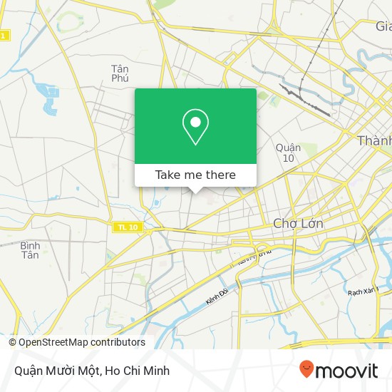 Quận Mười Một map