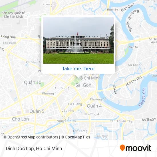 Dinh Doc Lap map