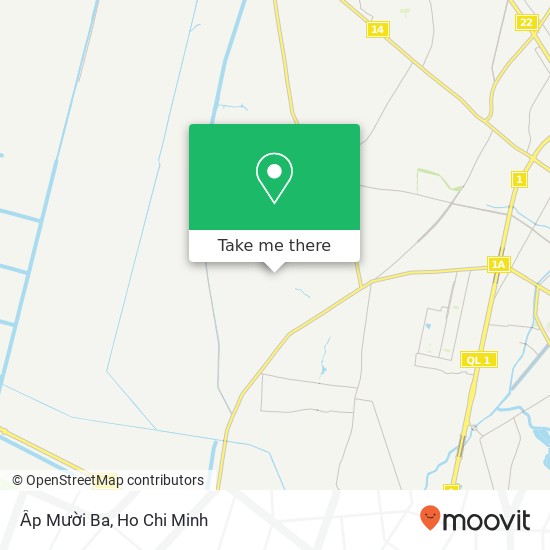 Ấp Mười Ba map