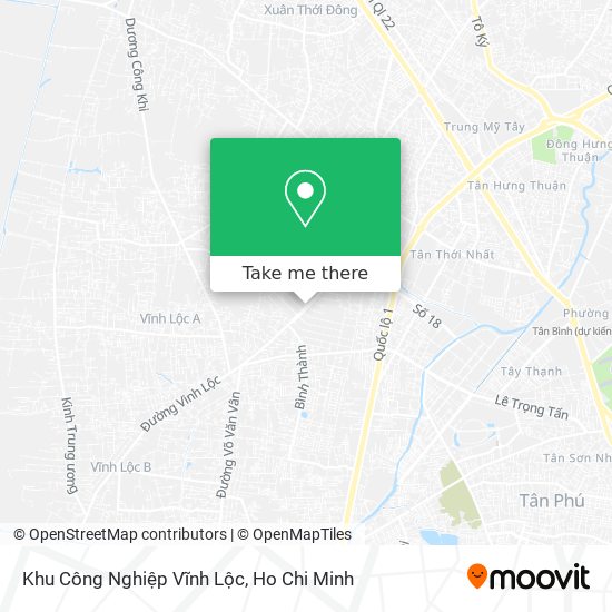 Khu Công Nghiệp Vĩnh Lộc map