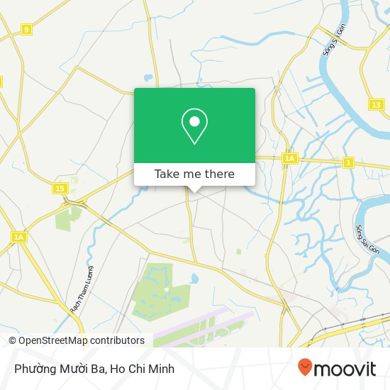 Phường Mười Ba map