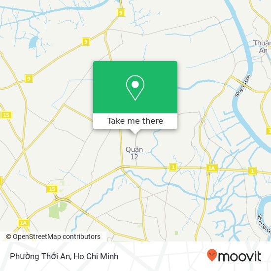 Phường Thới An map