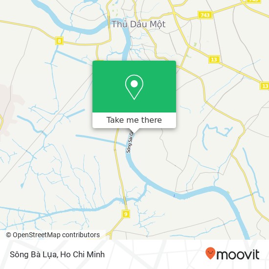 Sông Bà Lụa map