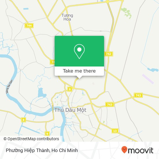 Phường Hiệp Thành map