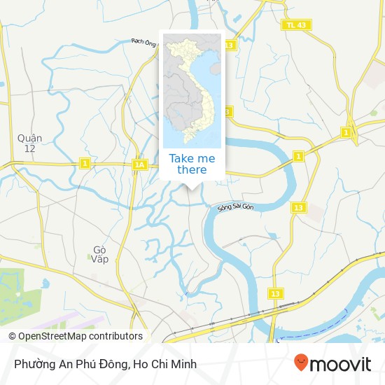 Phường An Phú Đông map