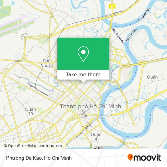 Phường Đa Kao map