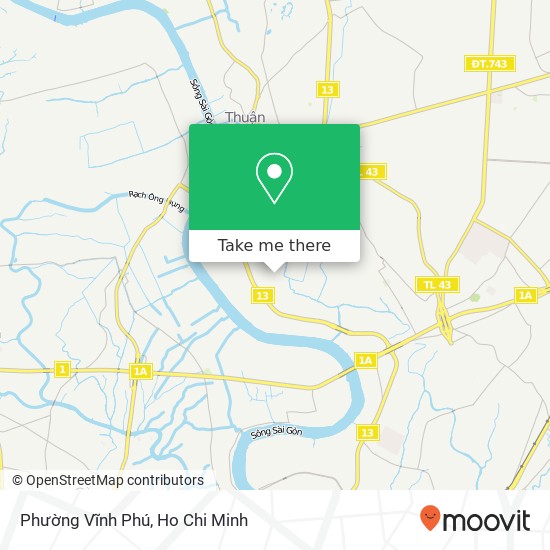 Phường Vĩnh Phú map
