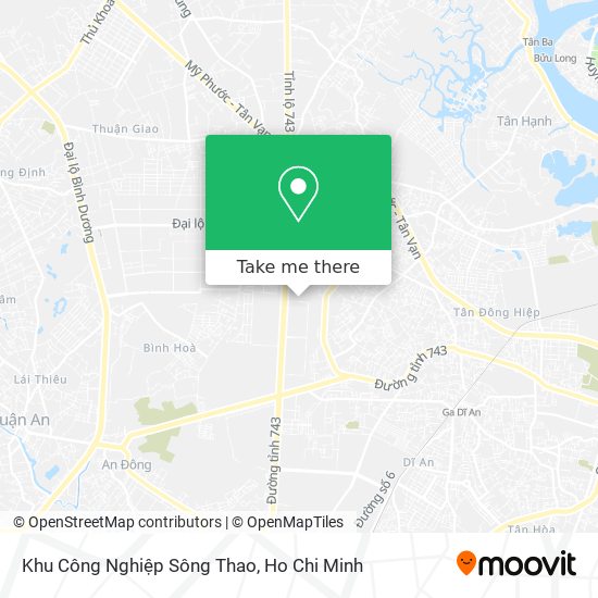 Khu Công Nghiệp Sông Thao map