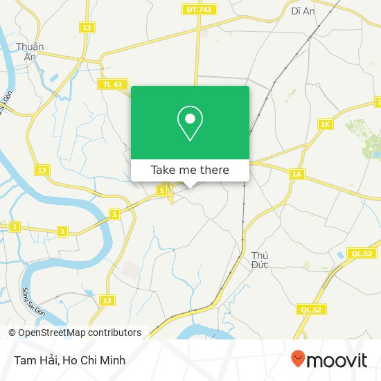 Tam Hải map