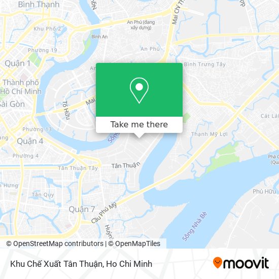 Khu Chế Xuất Tân Thuận map