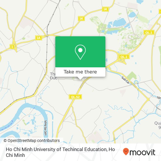 Ho Chi Minh University of Techincal Education map