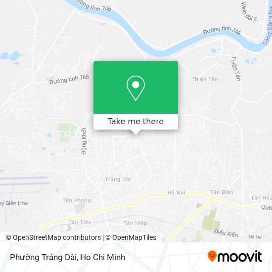 Phường Trảng Dài map