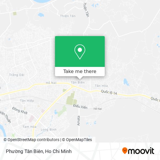 Phường Tân Biên map