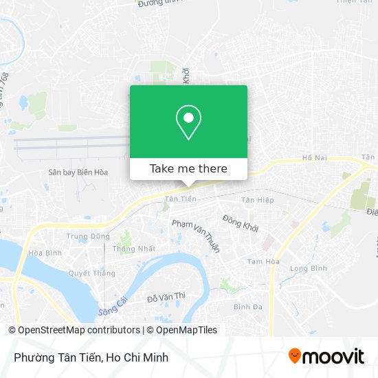 Phường Tân Tiến map