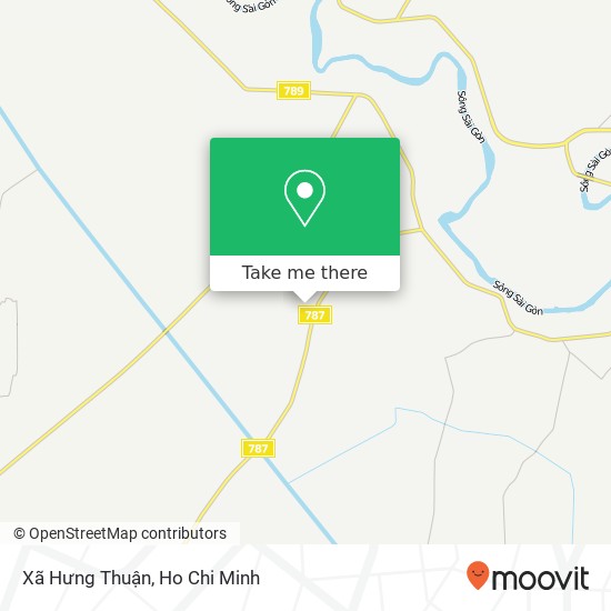 Xã Hưng Thuận map
