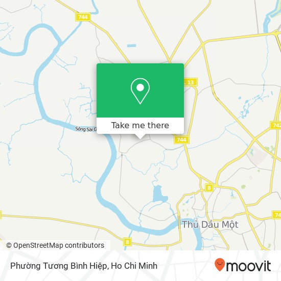 Phường Tương Bình Hiệp map