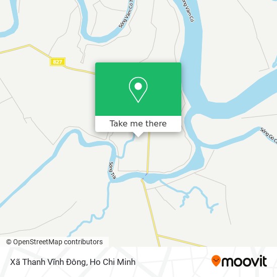 Xã Thanh Vĩnh Đông map