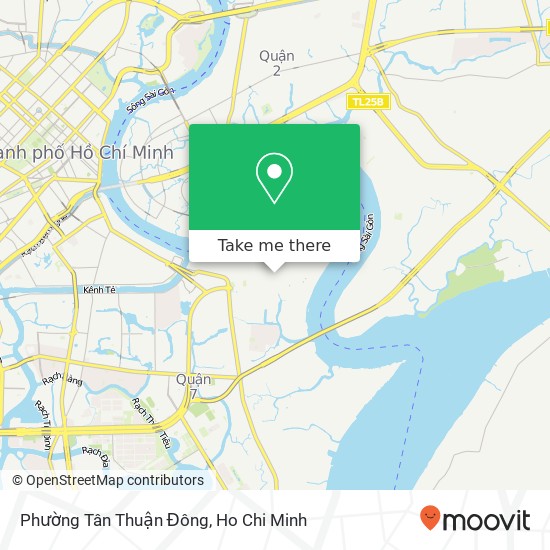 Phường Tân Thuận Đông map