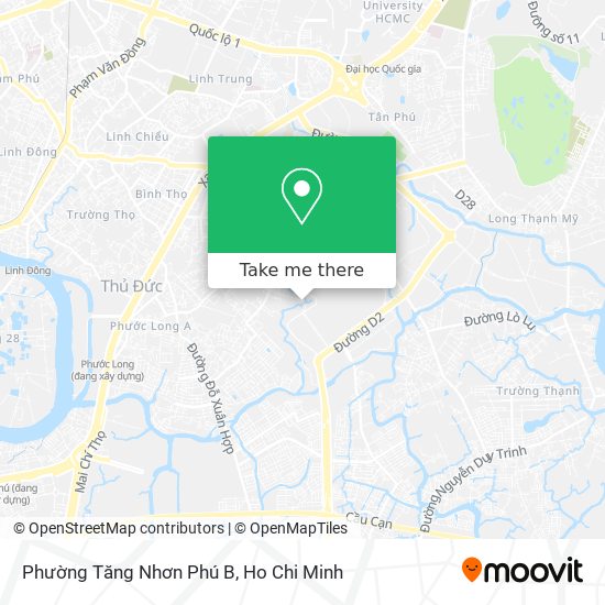 Phường Tăng Nhơn Phú B map