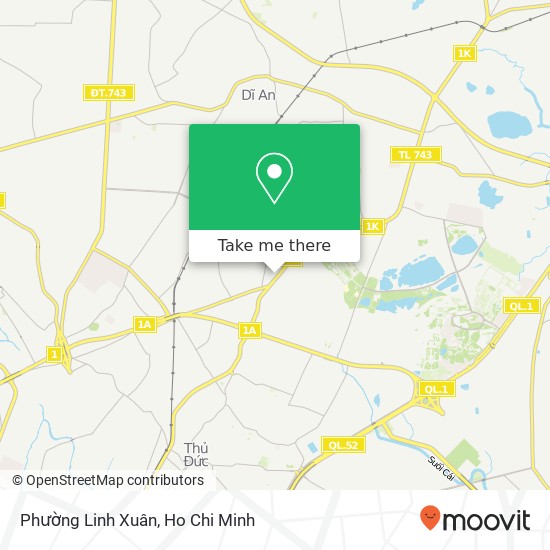 Phường Linh Xuân map
