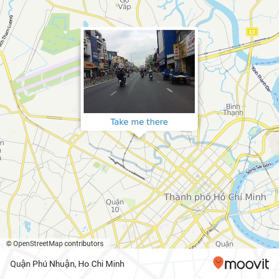 Quận Phú Nhuận map