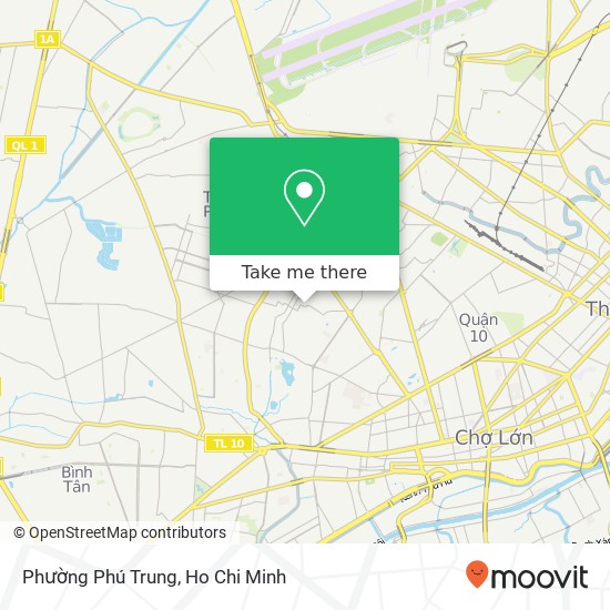 Phường Phú Trung map
