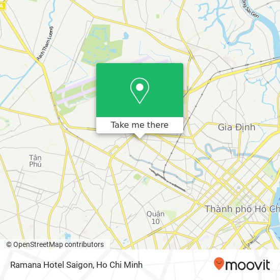 Ramana Hotel Saigon map