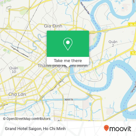 Grand Hotel Saigon map