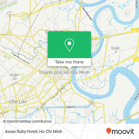 Asian Ruby Hotel map