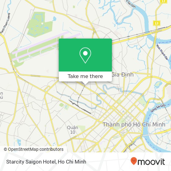 Starcity Saigon Hotel map