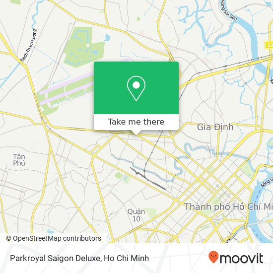 Parkroyal Saigon Deluxe map