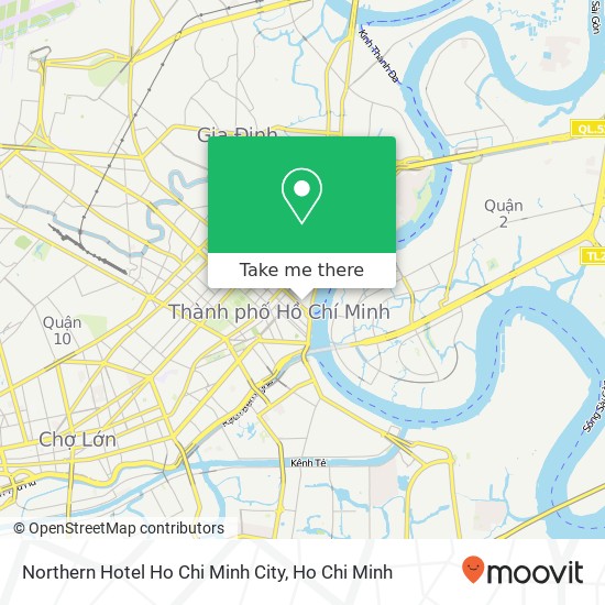 Northern Hotel Ho Chi Minh City map