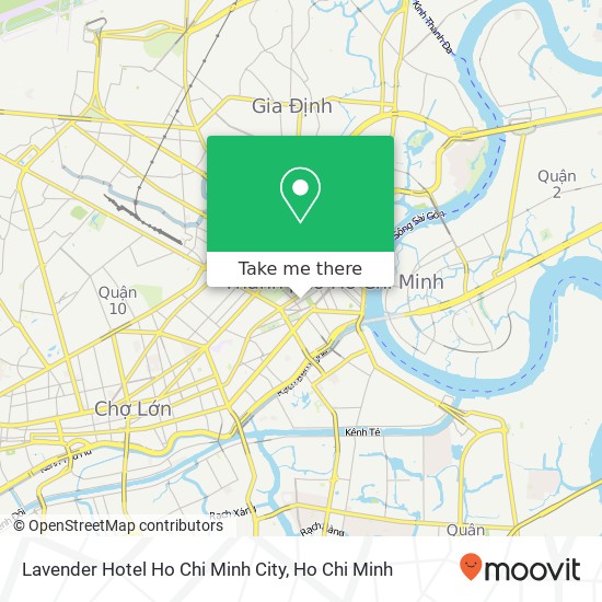 Lavender Hotel Ho Chi Minh City map