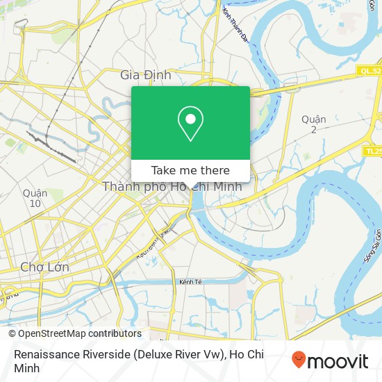 Renaissance Riverside (Deluxe River Vw) map
