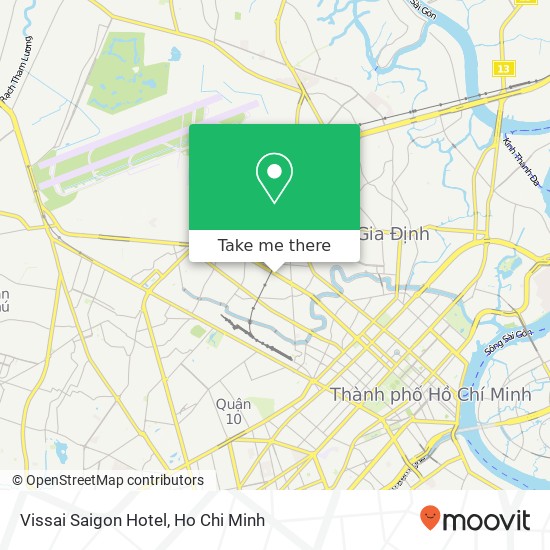 Vissai Saigon Hotel map