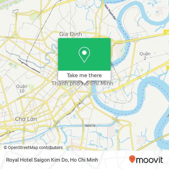 Royal Hotel Saigon Kim Do map