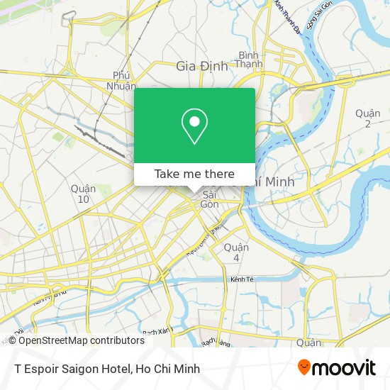 T Espoir Saigon Hotel map