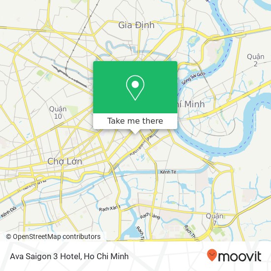 Ava Saigon 3 Hotel map