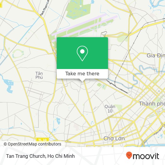 Tan Trang Church map